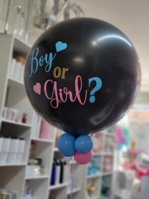 Gender reveal balloon