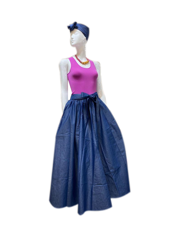 Jean Skirt Long