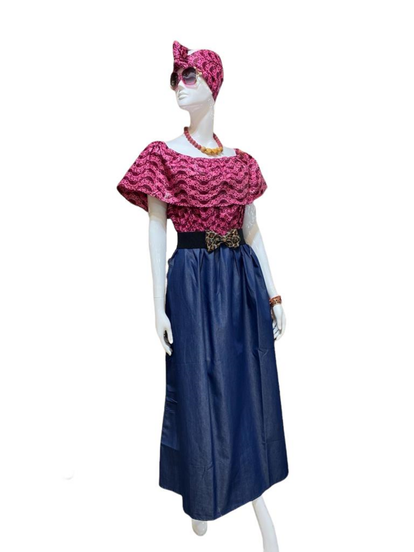 Sleveless Jean Dress