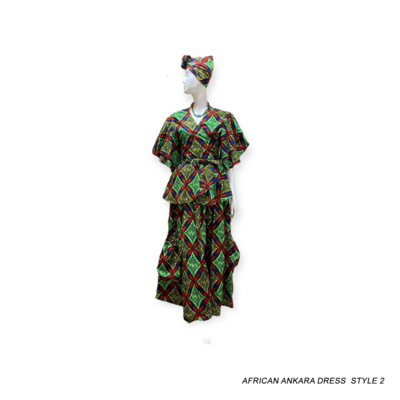 African Ankara Dress 121