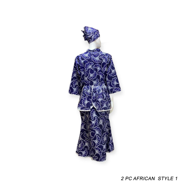 3 Piece African Print 3009