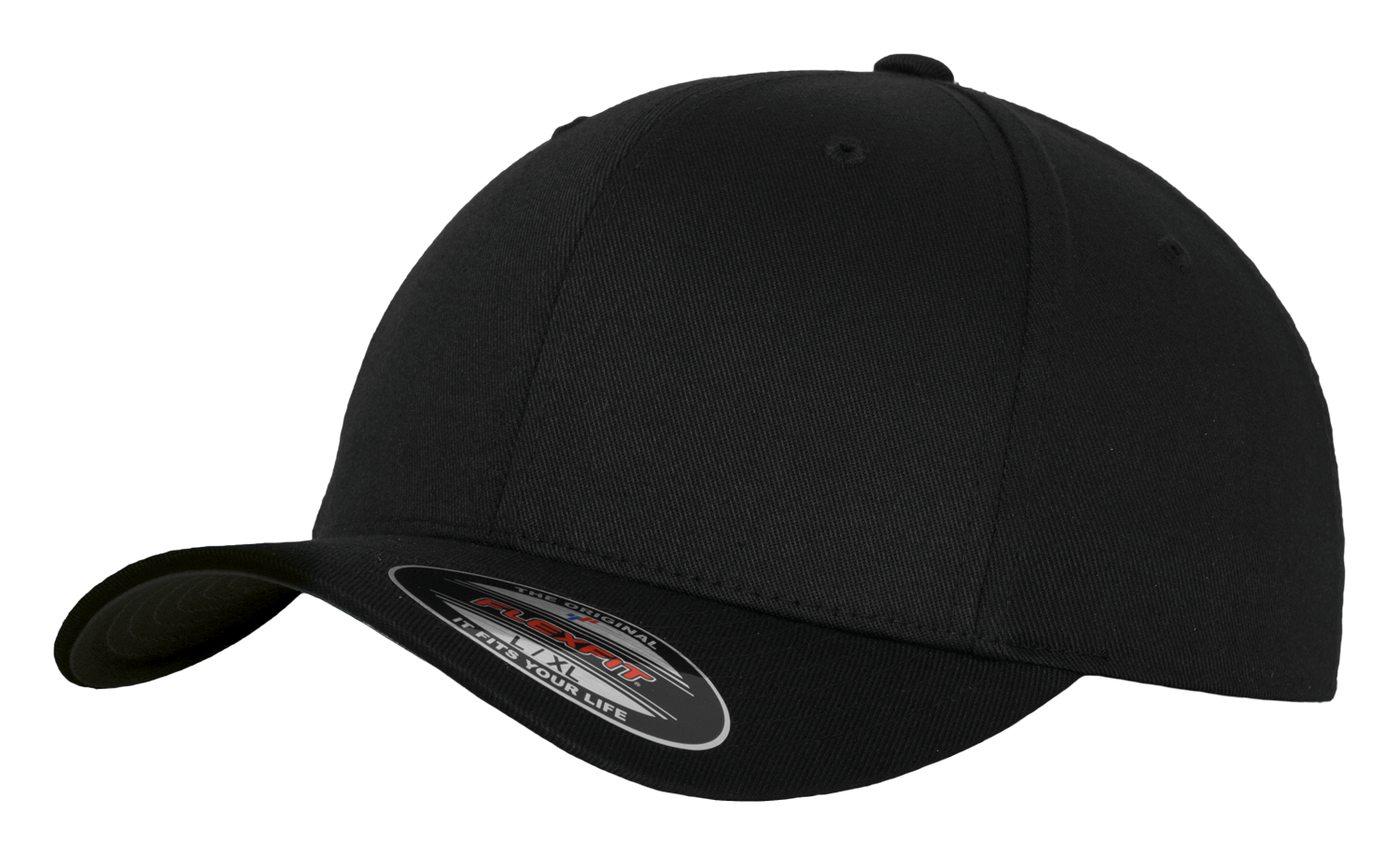 Flex Fit Wooly Combaded Cap-black-