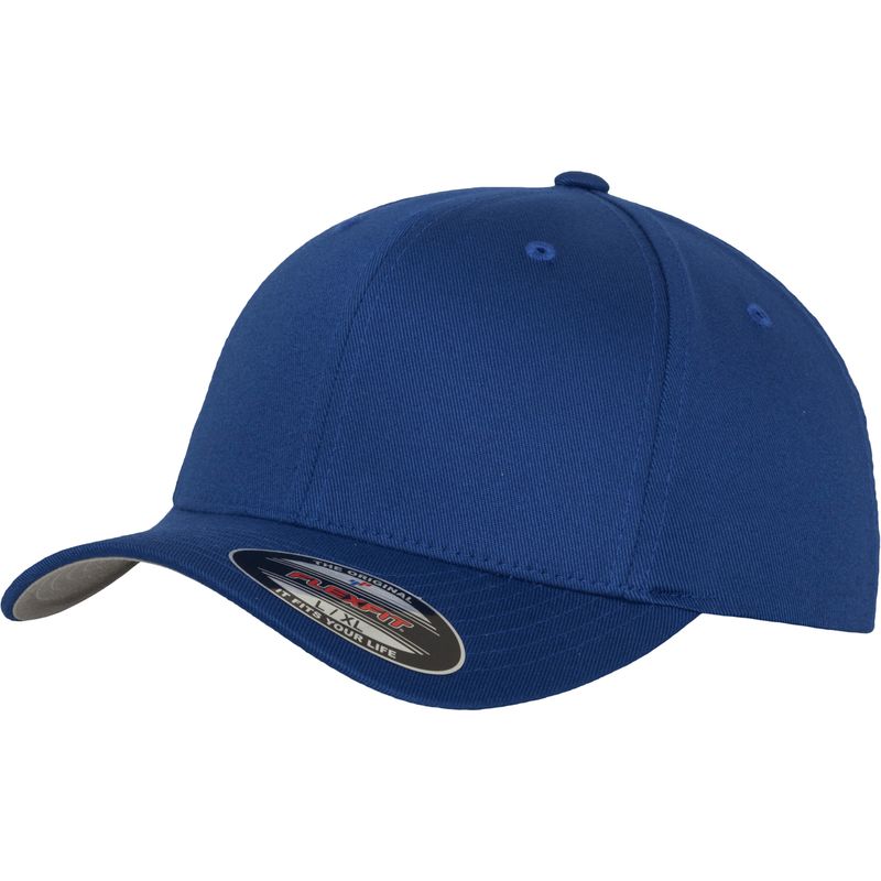 Flex Fit Wooly Combaded Cap-royal- Flex Fit Wooly Combaded Cap-royal-