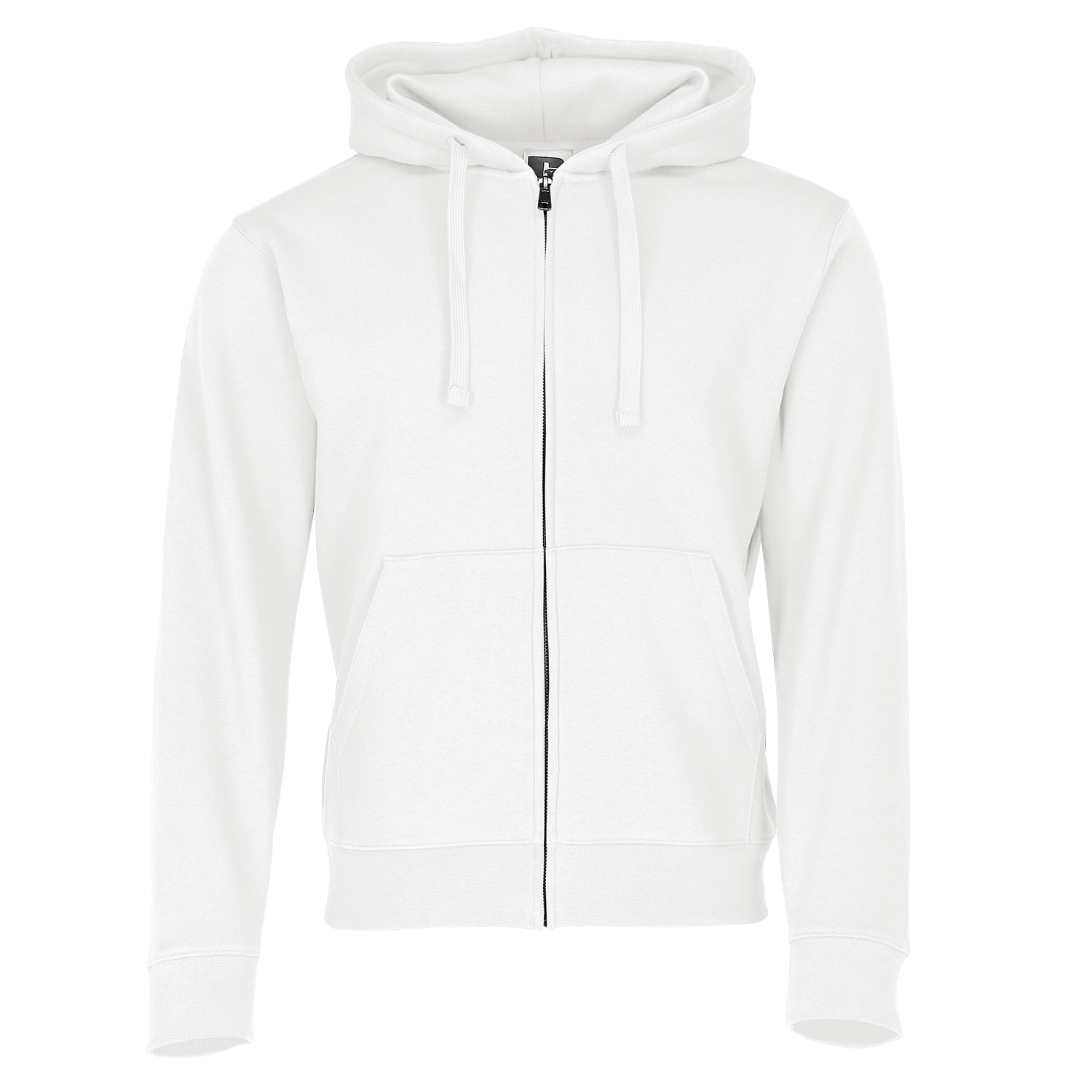 Authentic Zipped Hood Jacket-weiß-