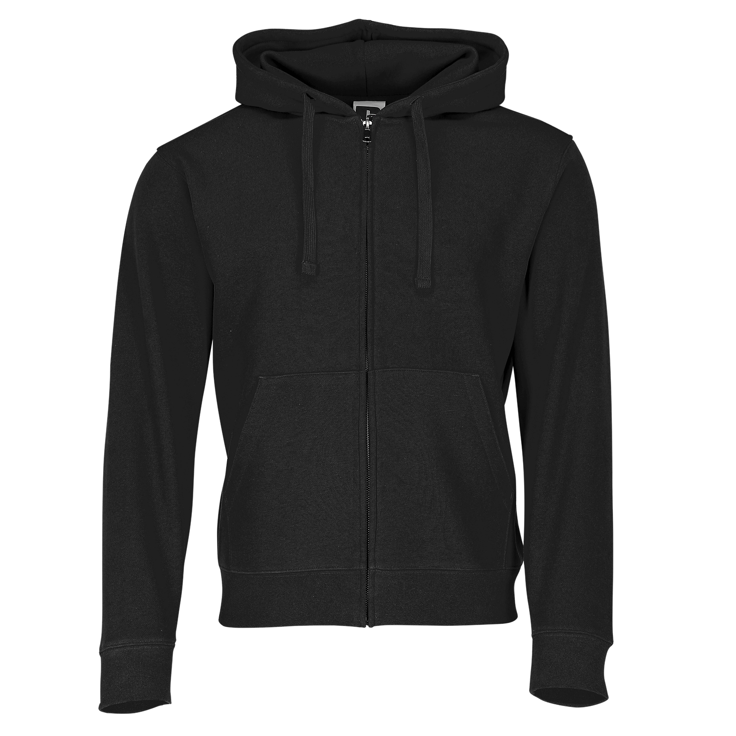 Authentic Zipped Hood Jacket-schwarz-