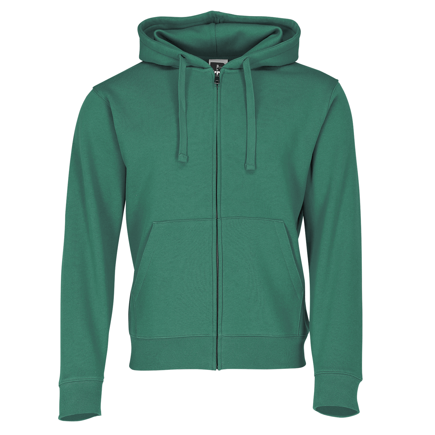 Authentic Zipped Hood Jacket -bottlegreen-