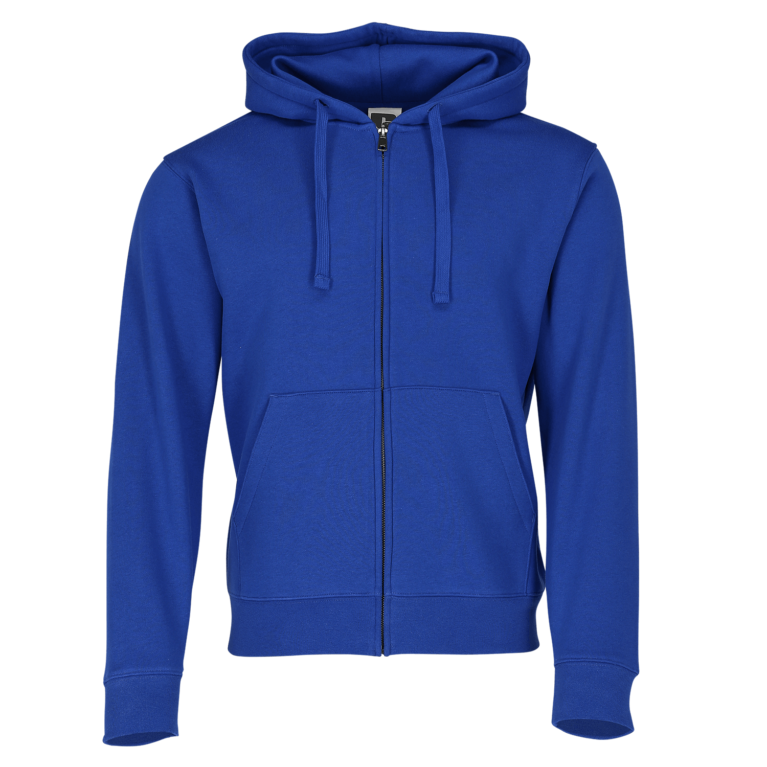 Authentic Zipped Hood Jacket- royalblau