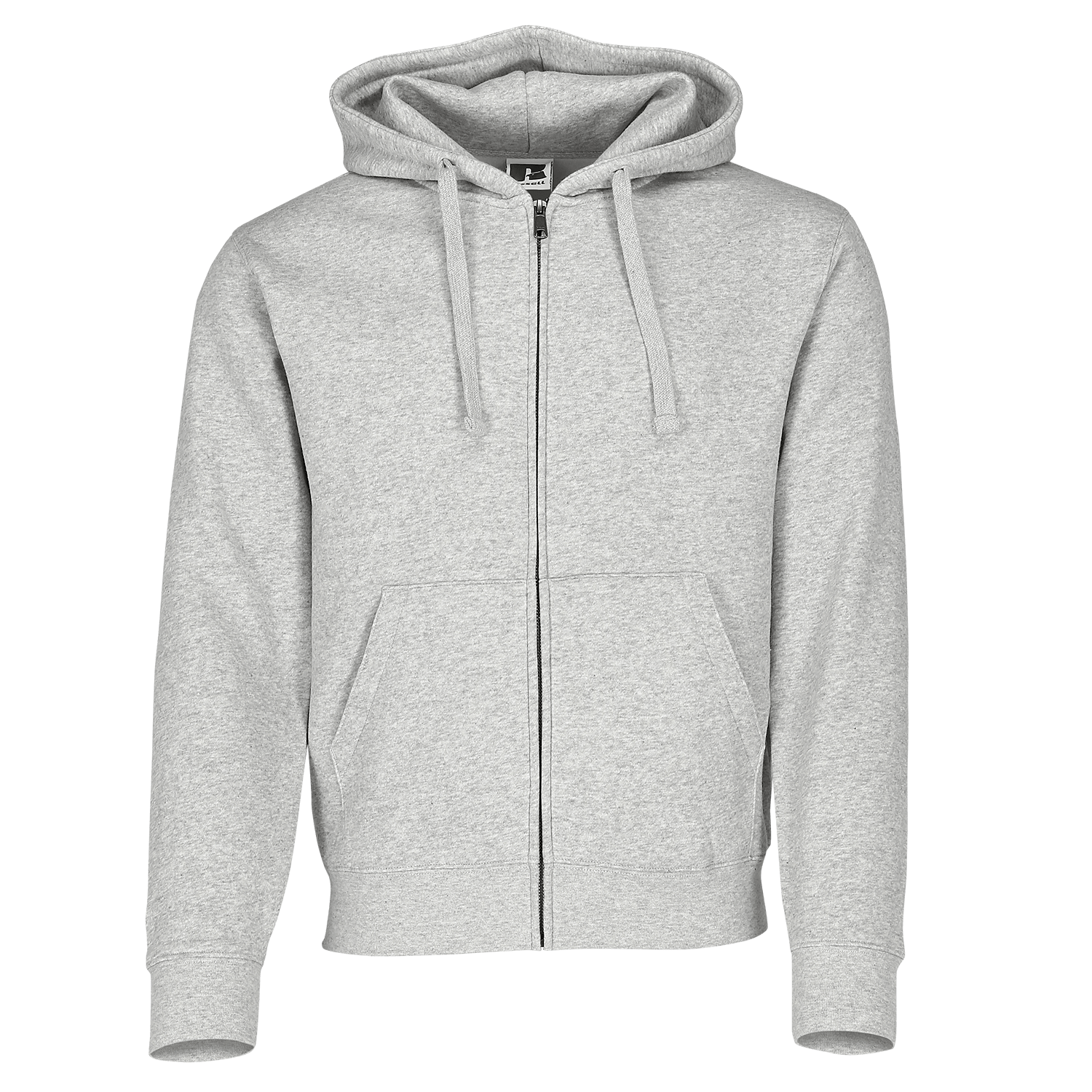 Authentic Zipped Hood Jacket-heathergrey-