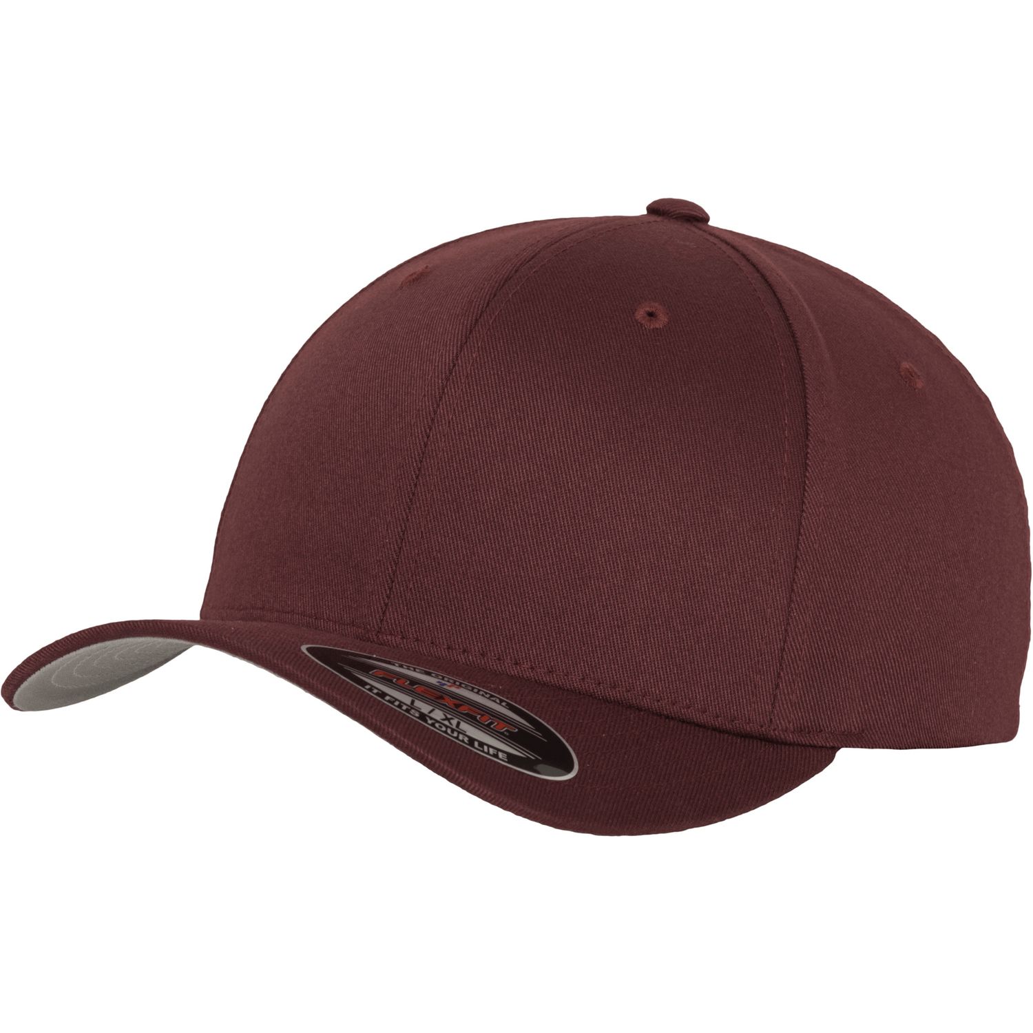 Flex Fit Wooly Combaded Cap-maroon-