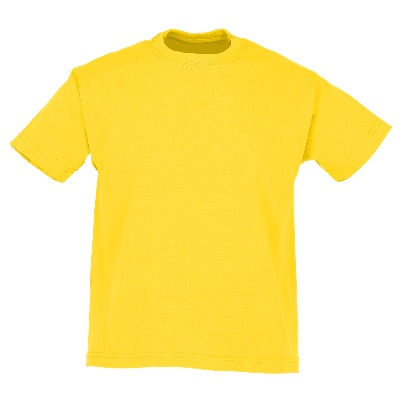 Kids Valueweight T-Shirt -gelb-