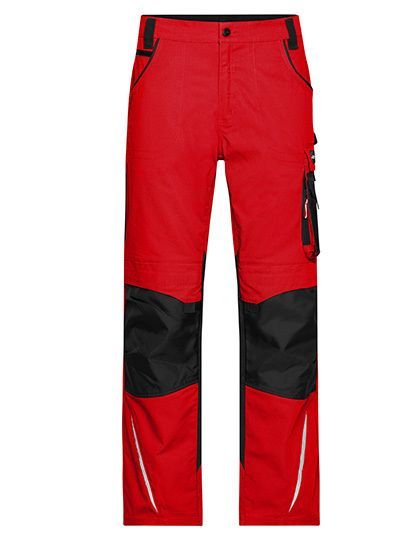 Craftsmen Workwearhose - Strong - rot schwarz