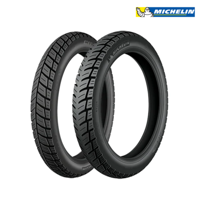MICHELIN CITY PRO 90/100-10 Tubeless 53 J Front/Rear Two-Wheeler Tyre