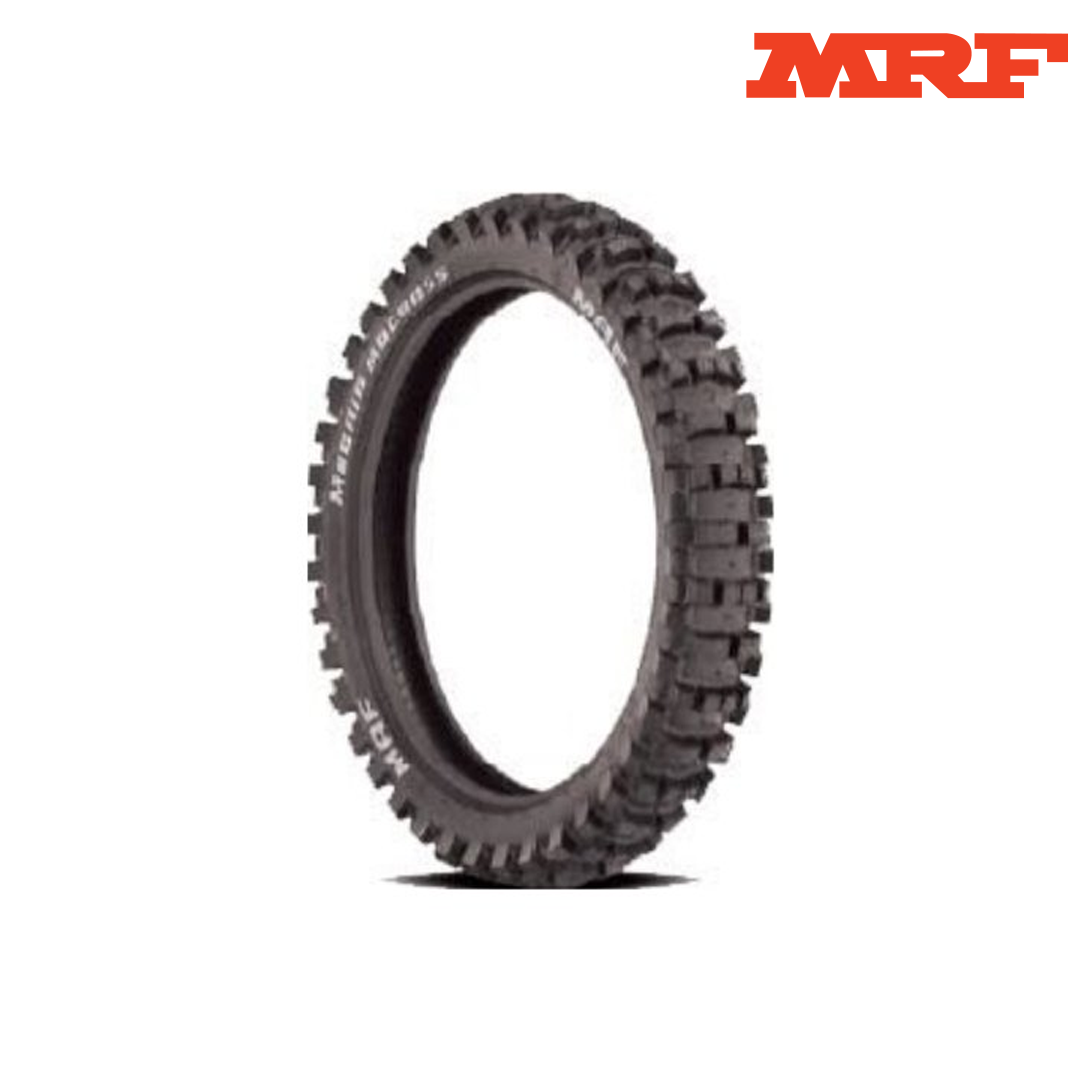 MRF MOGRIP MOCROSS 100/90-19 Rear Two-Wheeler Tyre (Tube Included)
