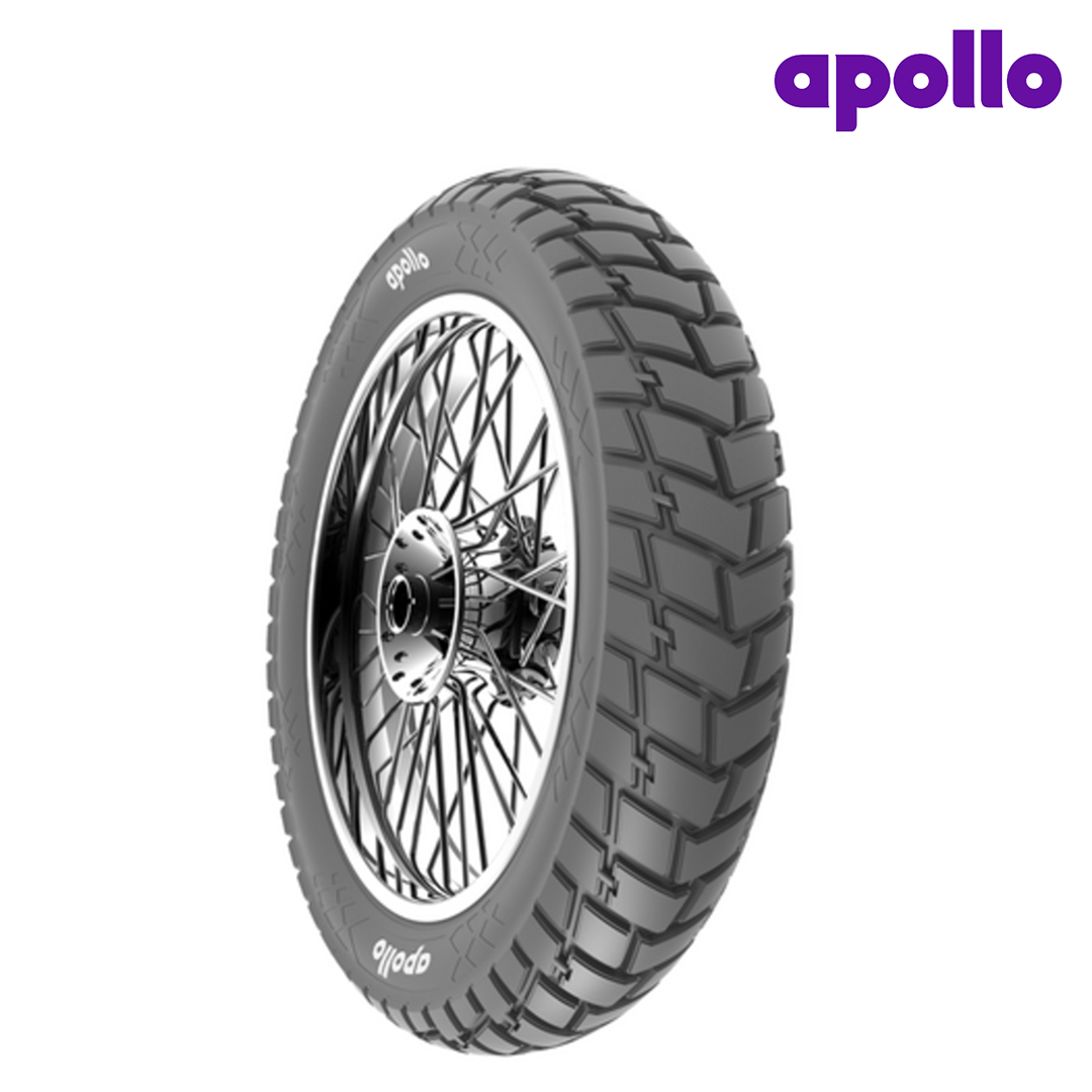 APOLLO ACTIGRIP R6 120/90-17 (Tube Included) 64 S Rear Two-Wheeler Tyre