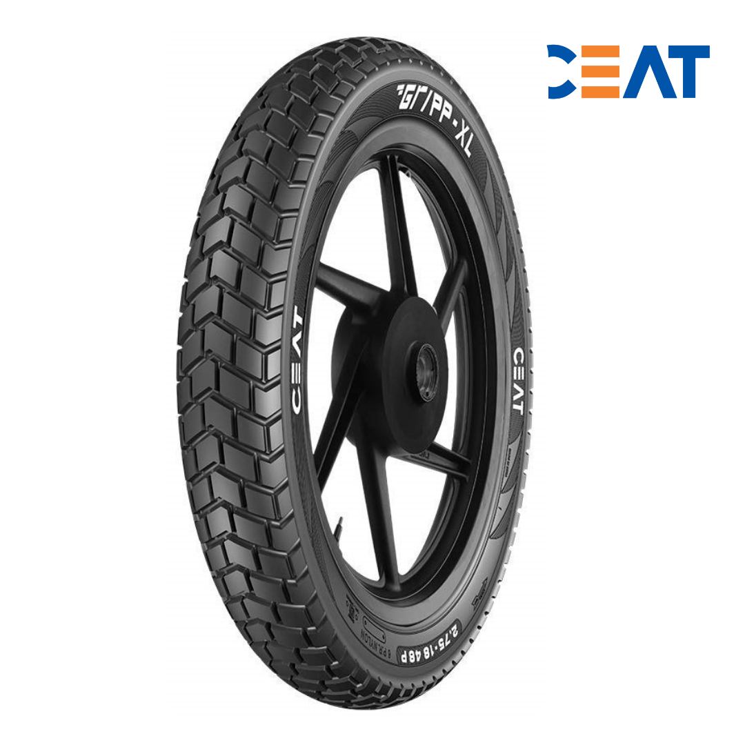 CEAT GRIPP XL 120/90-17 64 S (Tube Included) Rear Tyre