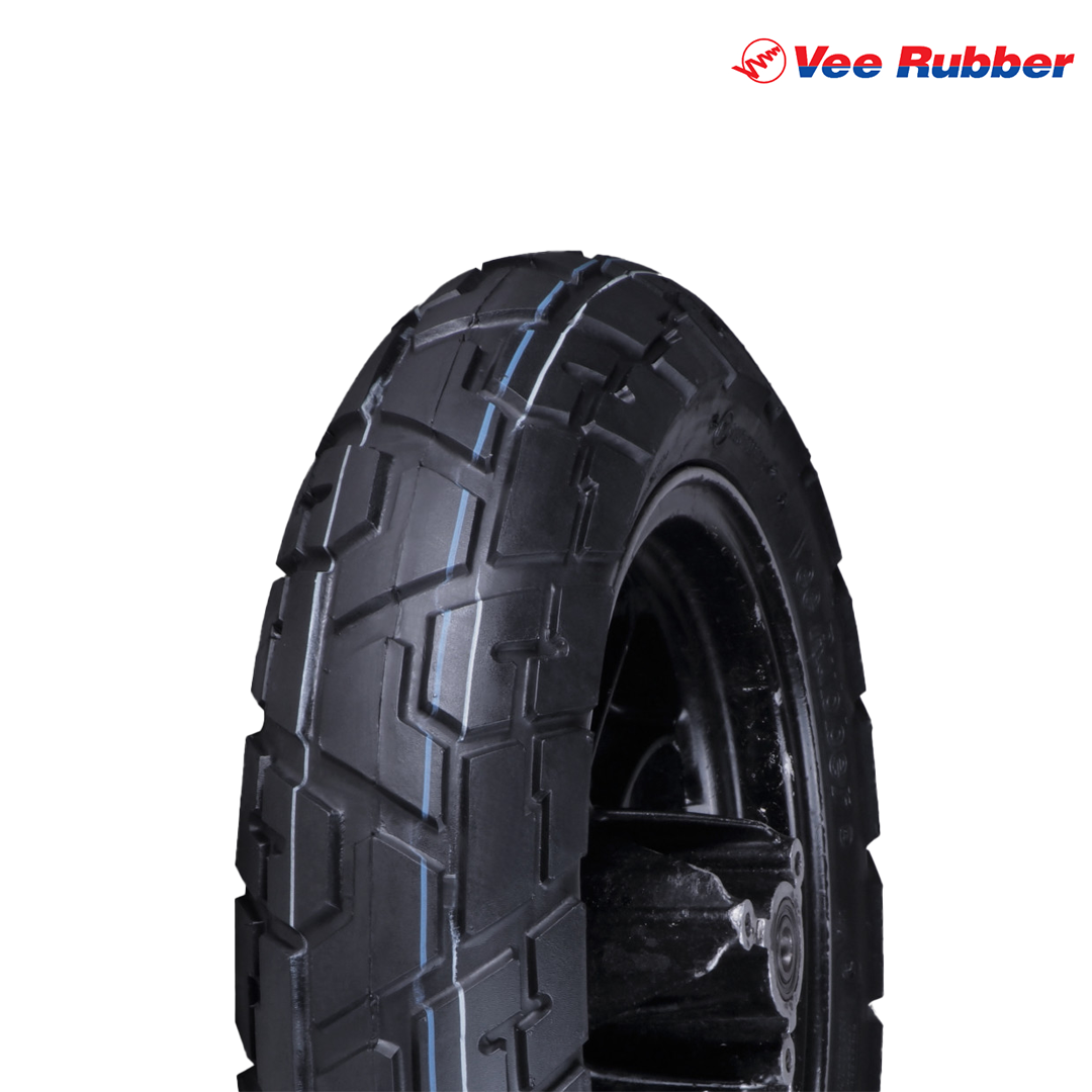 VEE RUBBER VRM 133 130/80-12 Tubeless 69 J Front/Rear Two-Wheeler Tyre