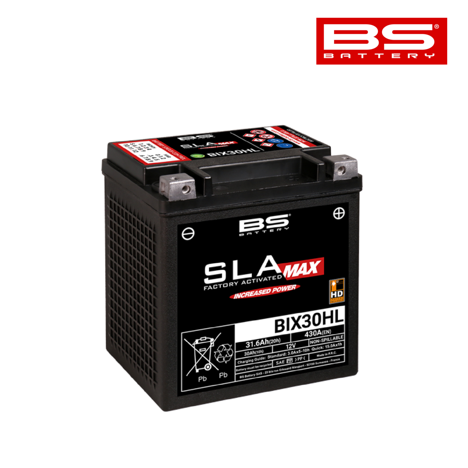 BS BATTTERY BIX30HL Battery for Two-Wheeler