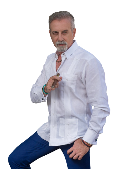Cuban Guayabera Custom Made Linen