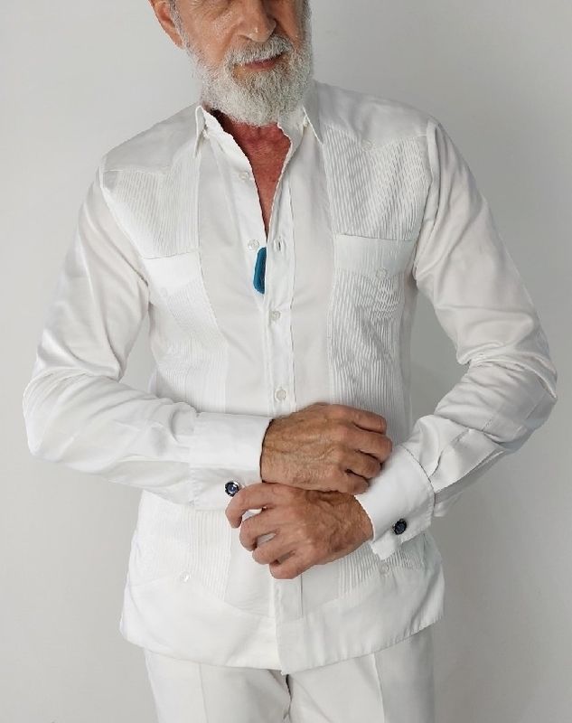 Cuban Guayabera Custom Made Linen