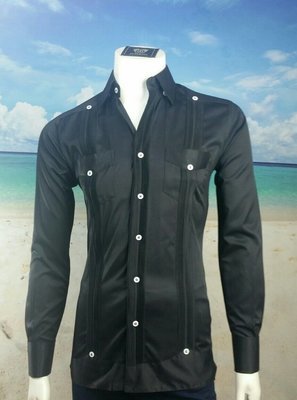 Cuban Guayabera Custom Made Long Sleeve