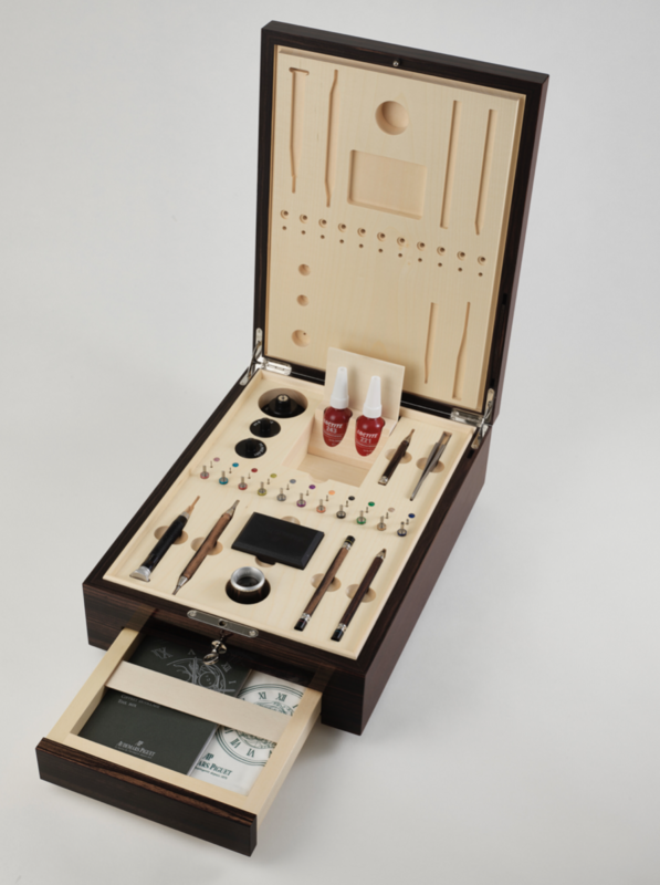 AUDEMARS PIGUET Watchmaker's Tool Box Kit Rare Wood Vallée de Joux 2018 FULL SET EU