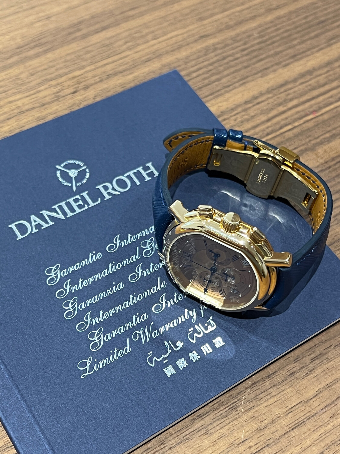 DANIEL ROTH S247.X.40 Masters Chronograph S247 El Primero 400 Yellow Gold  Champagne 38mm