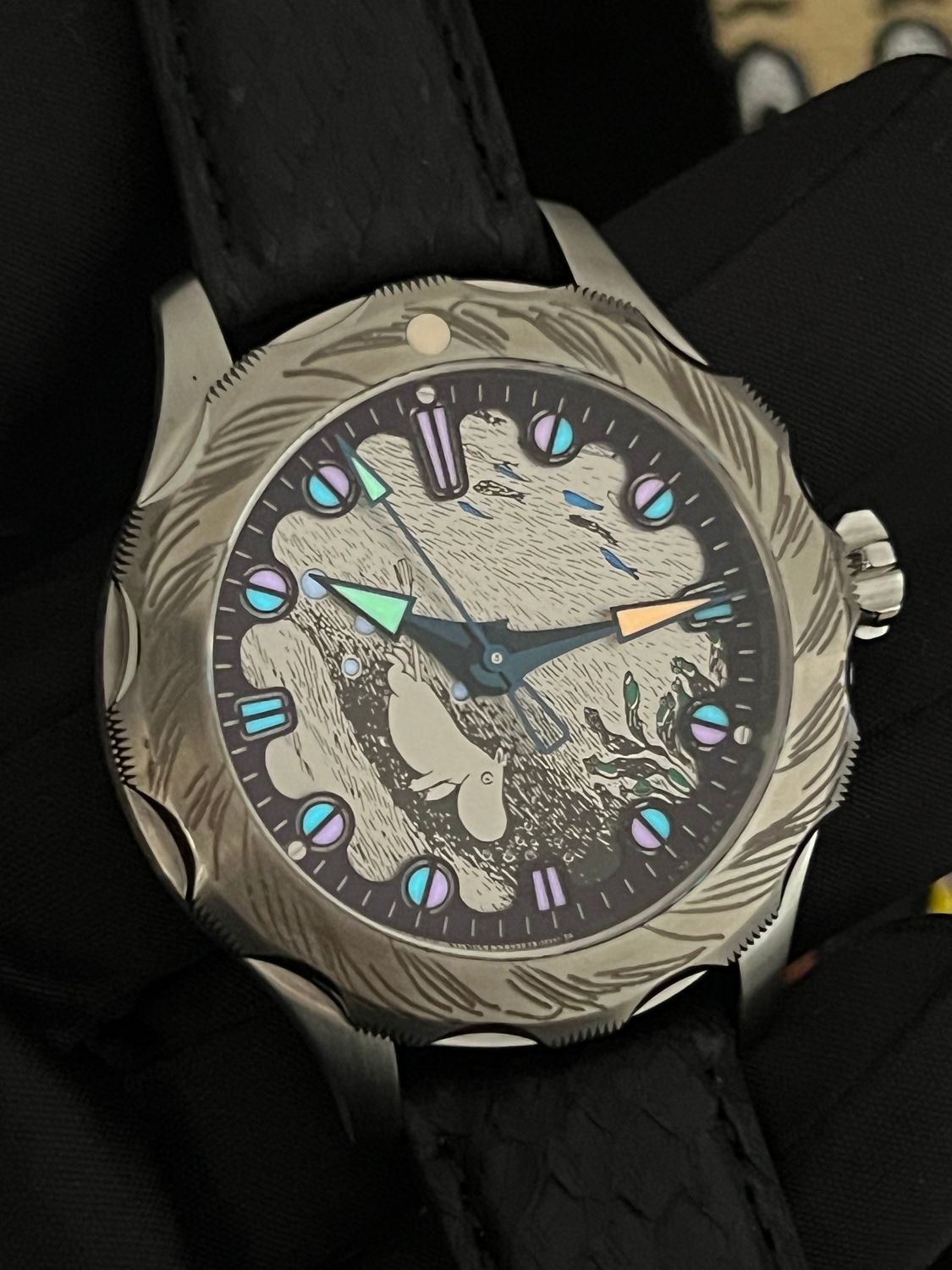 ​SARPANEVA S.U.F Helsinki X Moomin Diver Blue Stainless Steel Limited Edition /26 FULL SET 2024