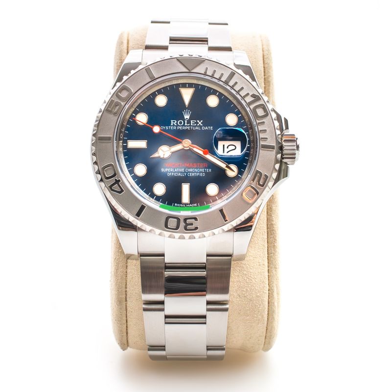 ROLEX 116622 YachtMaster 40 Blue Yacht Master 1 Platinum Stainless Steel FULL SET