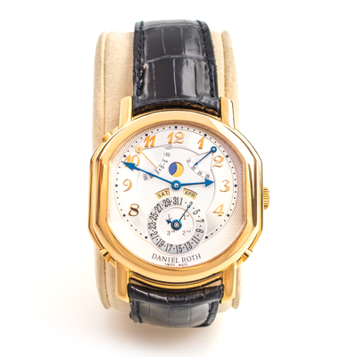 DANIEL ROTH Quantieme Perpetual Equation of Time Moon Phase 121.Y.40-16238 Yellow Gold 41mm