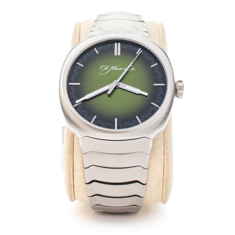 ​MOSER Streamliner Centre Seconds 6200-1200 Green Dragon Fumé 40mm Stainless Steel FULL SET 2022