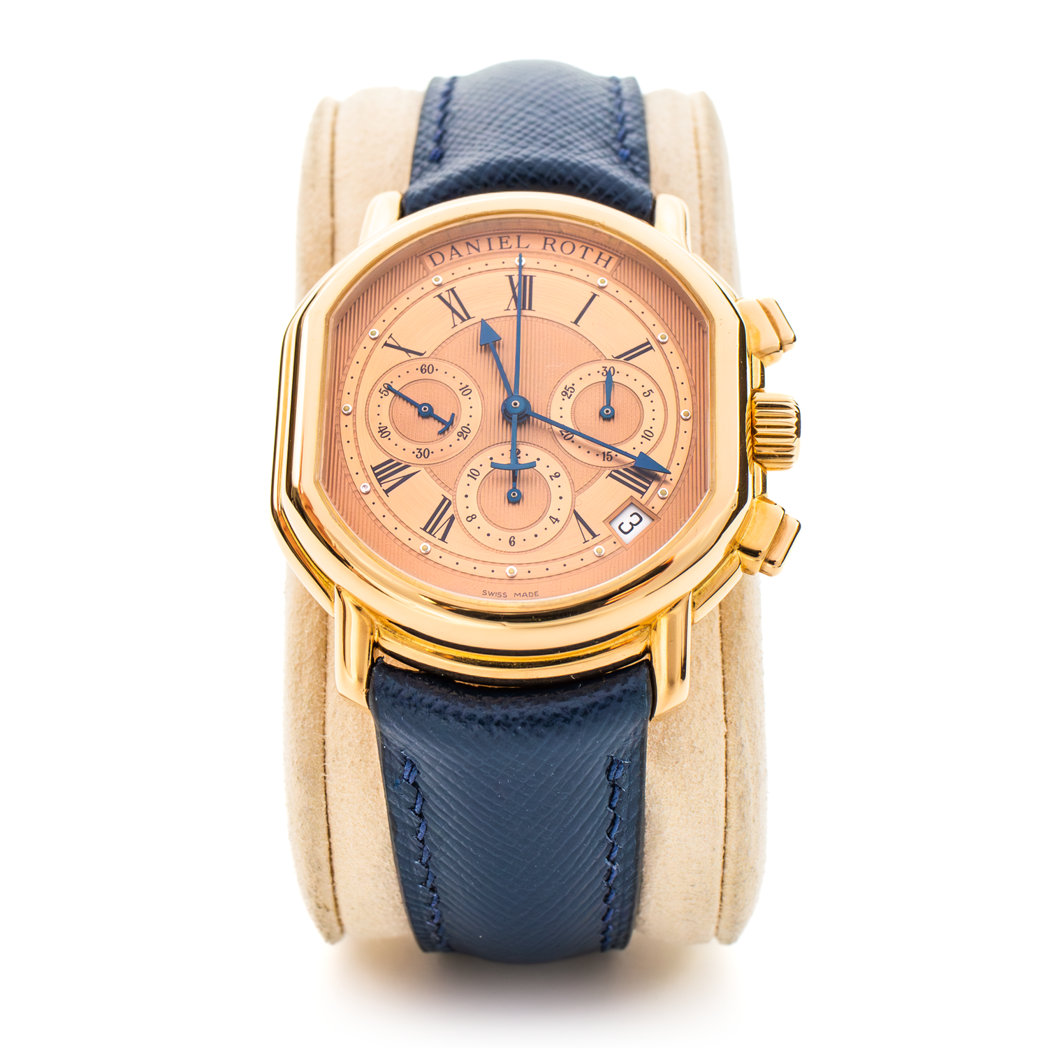 DANIEL ROTH S247.X.40 Masters Chronograph S247 El Primero 400 Yellow Gold Champagne 38mm EU