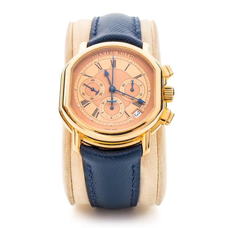 DANIEL ROTH S247.X.40 Masters Chronograph S247 El Primero 400 Yellow Gold Champagne 38mm