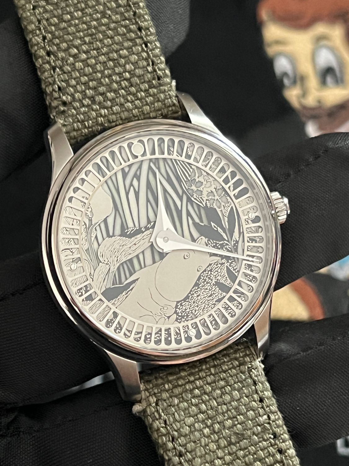 ​SARPANEVA Moomin 75th Anniversary Limited Edition /75 GEN 1 Stainless Steel Automatic 38mm GPHG 2020 FULL SET