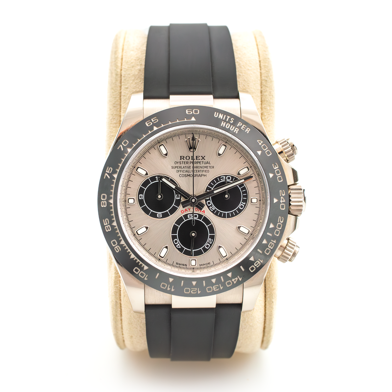 ​ROLEX Daytona 116519LN Oysterflex Ghost Chronograph White Gold 40mm 2020 FULL SET​