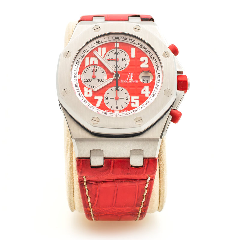AUDEMARS PIGUET Royal Oak Offshore Rhone-Fusterie 26108ST Limited Edition /500 Red 2009 FULL SET