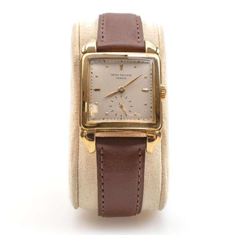 PATEK PHILIPPE 2424 Flame Lugs Yellow Gold Vintage Manual 1950 EXTRACT