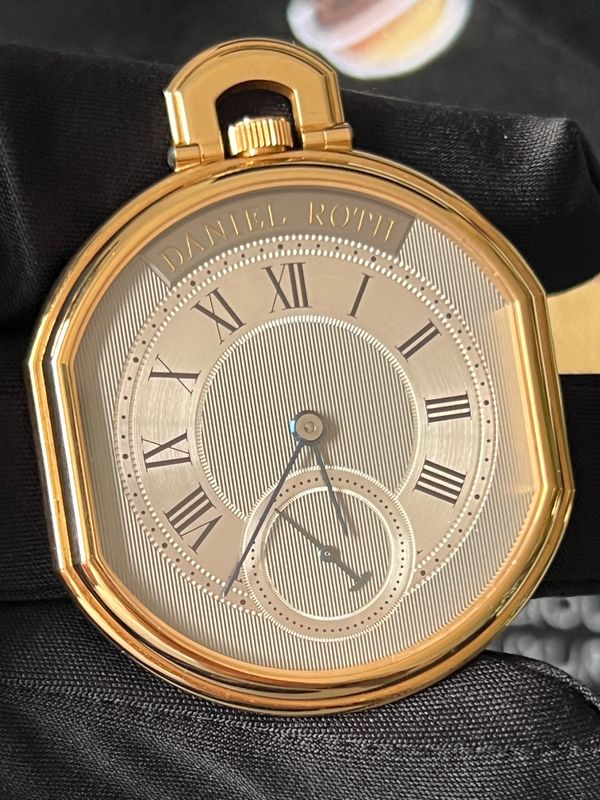 DANIEL ROTH Pocket Watch Rose Gold C907 BB Limited Edition /10 FULL SET 1996​