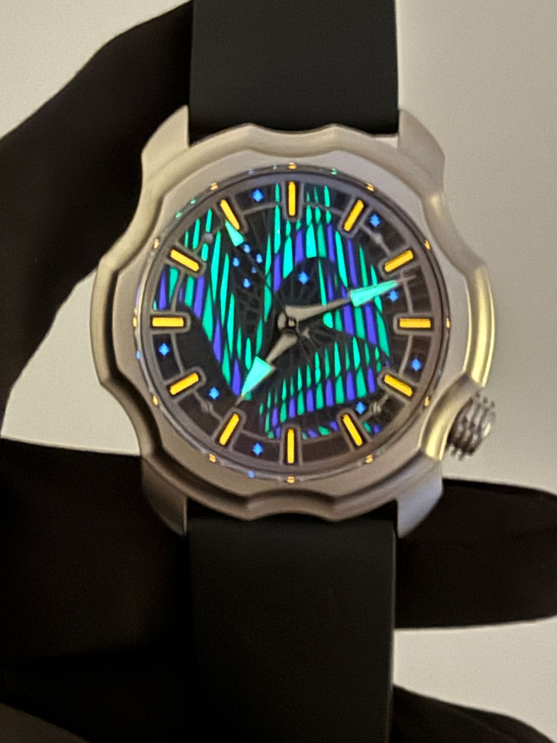 ​SARPANEVA Kilpisjarvi X Valtteri Bottas Cadillac F1 Korona Limited Edition /17 Steel 46mm FULL SET 2023