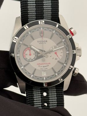 TUDOR 20550N Grantour KHANJAR Sultan of Oman Fly-Back Chronograph Special Edition Stainless Steel 42mm