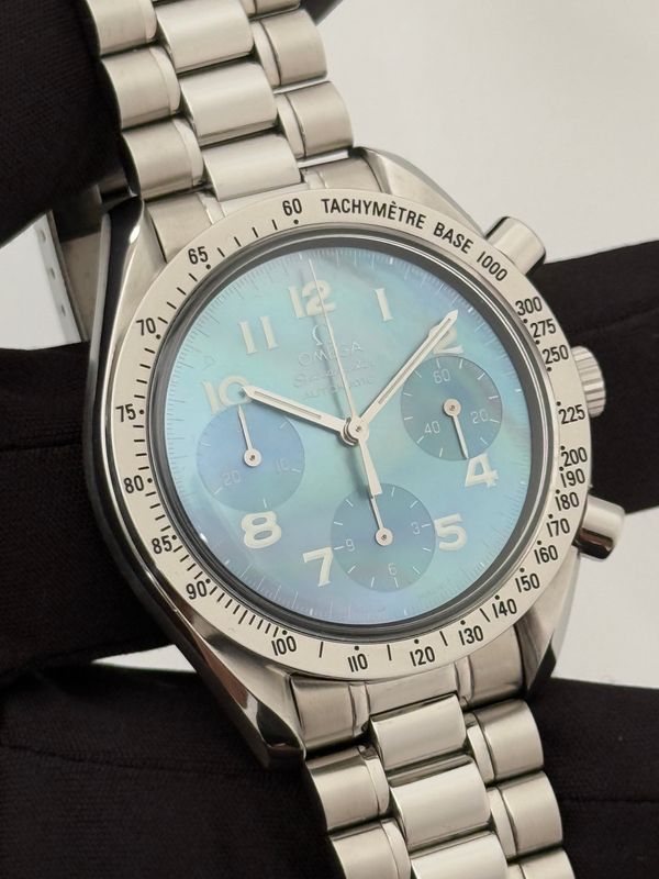 ​OMEGA Speedmaster Reduced 3502.73.00 Mother of Pearl MOP Automatic Stainless Steel 39mm 2010 BOX