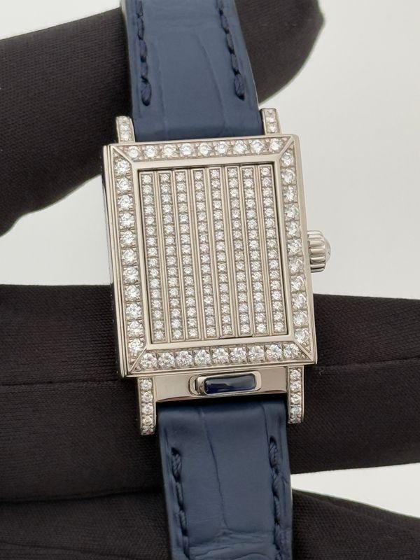​VACHERON CONSTANTIN Jalousie 10503/000G Shutter Display Diamond 18K White Gold Manual 37mm x 23mm 1996 PAPERS