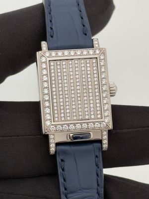 ​VACHERON CONSTANTIN Jalousie 10503/000G Shutter Display Diamond 18K White Gold Manual 37mm x 23mm 1996 PAPERS