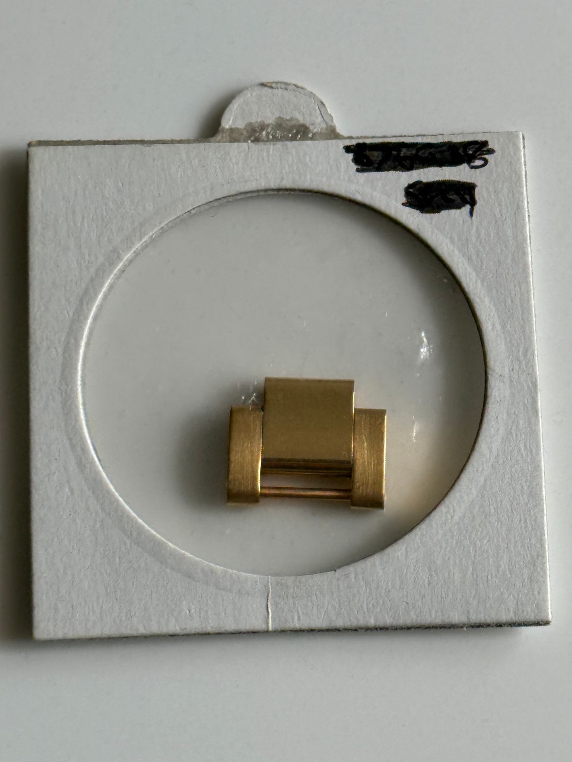 ​ROLEX Submariner Date 18K Yellow Gold Link 16618 16808 Vintage - 15.5mm