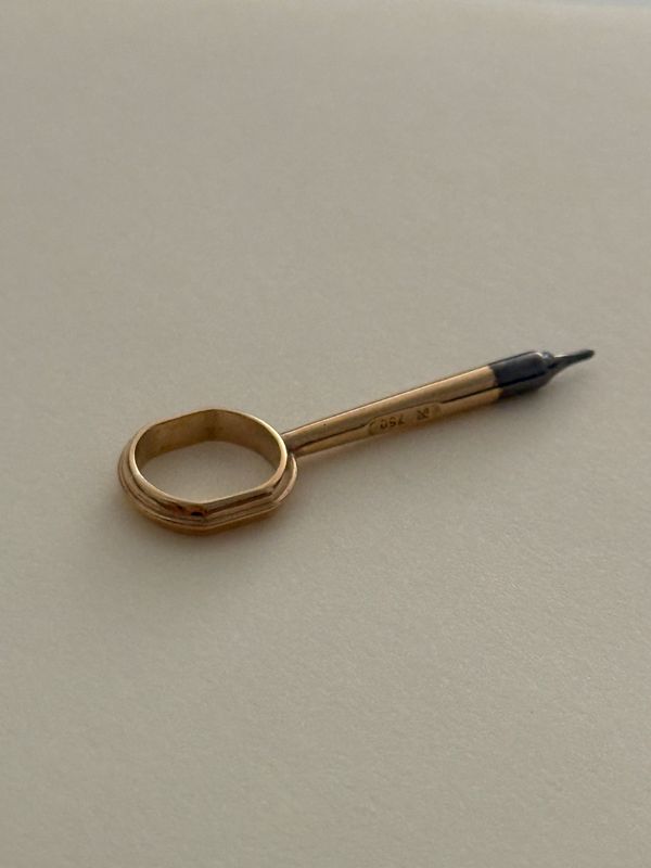 ​DANIEL ROTH Pin Pusher Setting Tool Date Calendar Tourbillon Complications 1990’s 18k Yellow Gold 750