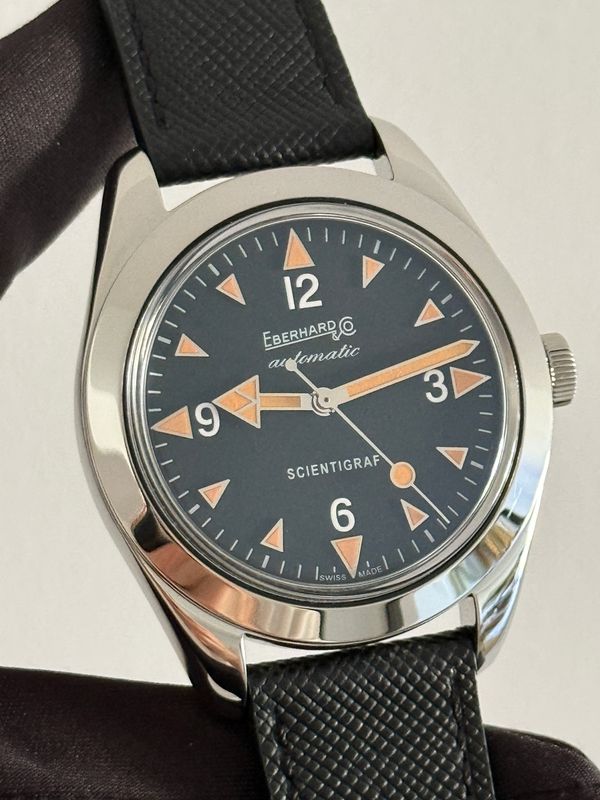 ​EBERHARD &amp; CO. Scientigraf 41043 Magnetic Field Automatic 41mm Stainless Steel 2021 FULL SET