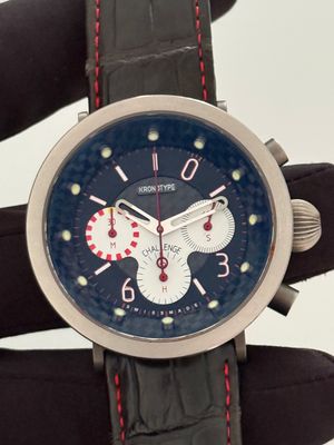 ​KRONOTYPE Ferrari Challenge Chronograph MDQS-2 Challenge Limited Edition 1/36 Carbon Fiber FULL SET