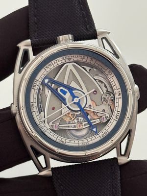 ​DE BETHUNE DB28GS Grand Bleu DB28GSV2AN Grand Sport Diver Manual Titanium 44mm FULL SET 2024