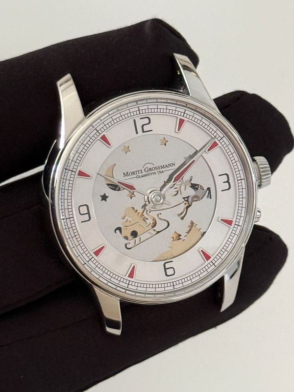​MORITZ GROSSMANN Atum Pure Santa Claus Christmas Piece Unique 1/1 MG-002084 Manual Stainless Steel 41mm 2018