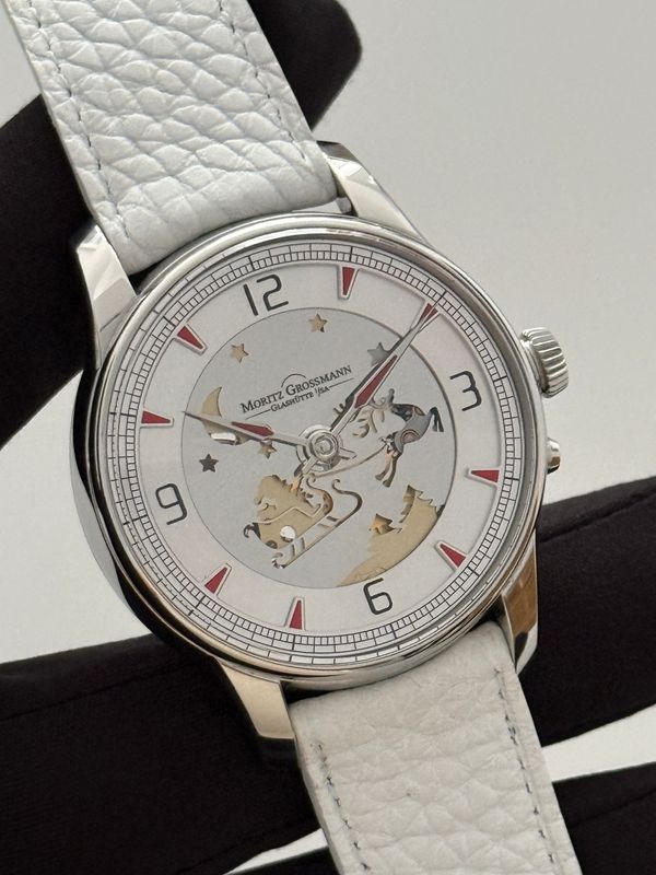 ​MORITZ GROSSMANN Atum Pure Santa Claus Christmas Piece Unique 1/1 MG-002084 Manual Stainless Steel 41mm 2018