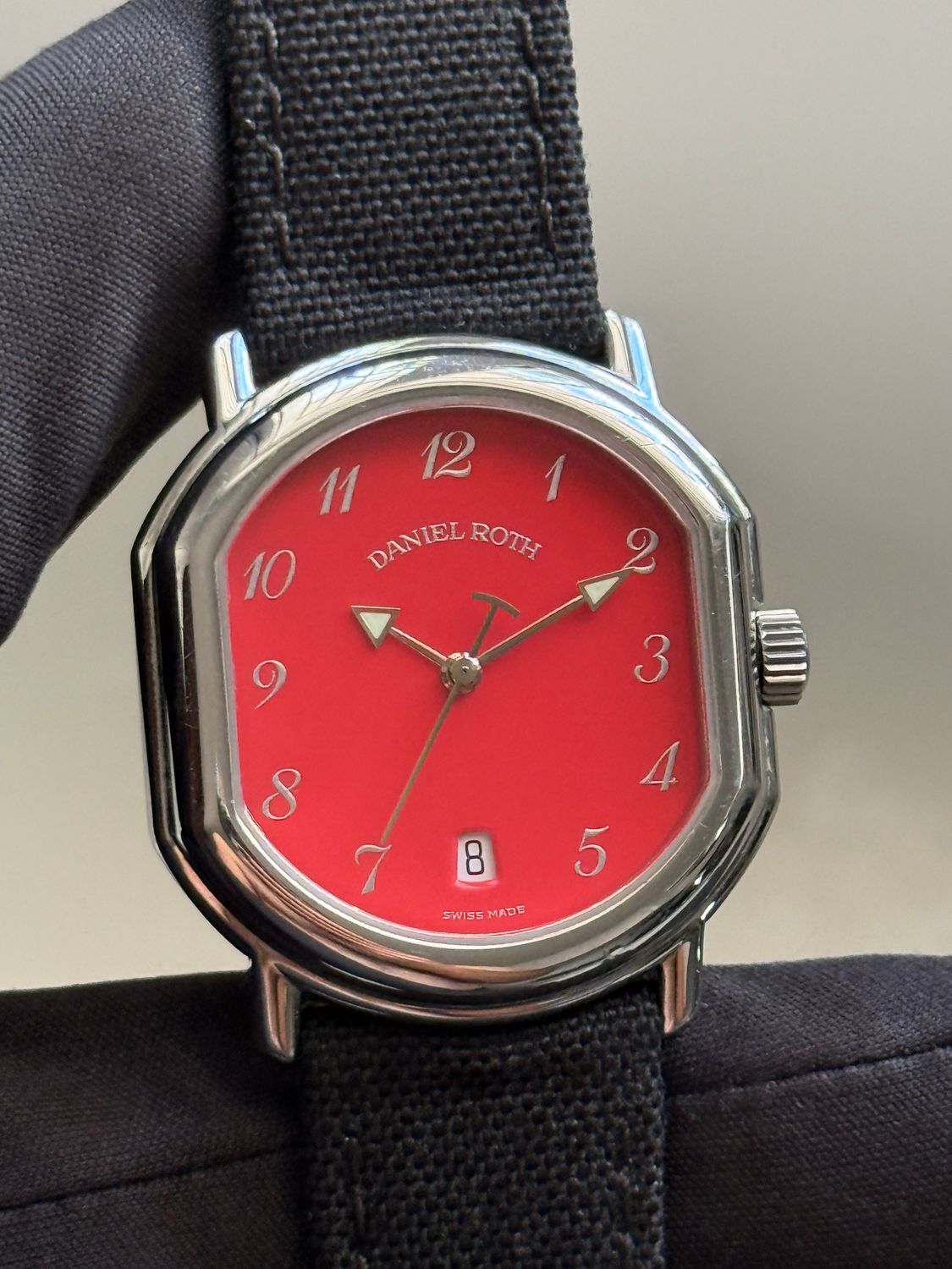 ​DANIEL ROTH Le Sentier S177 Coral Red Orange Stella Date Breguet Stainless Steel 32mm Automatic 2000